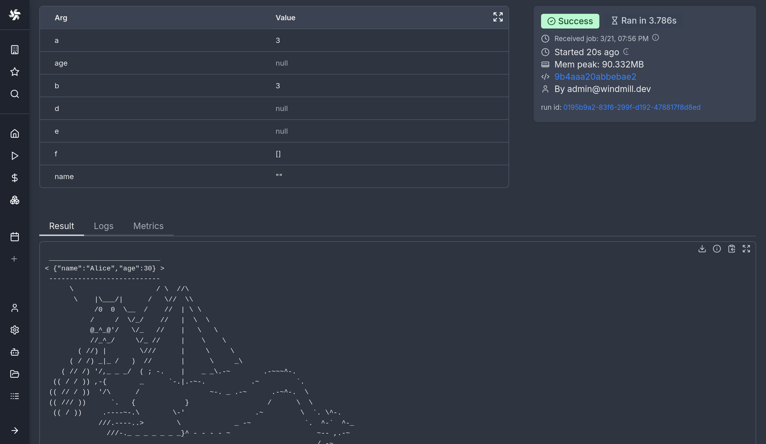 Run in Java Run in Java